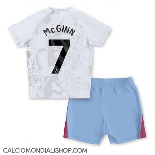 Maglie da calcio Aston Villa John McGinn #7 Seconda Maglia Bambino 2023-24 Manica Corta (+ Pantaloni corti)